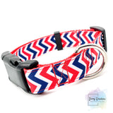 Patriotic Chevrons, Dog Collar