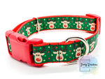 Red Nose Reindeer, Collar & 5ft Leash Set