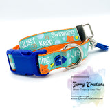 Just Keep Swimming Dog Collar