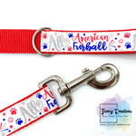 Patriotic All American Furball Dog collars & leashes