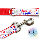 Patriotic All American Furball Dog collars & leashes