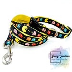 PAC-Man Dog Collar & Leash