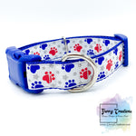 Patriotic All American Furball Dog collars & leashes