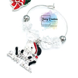 Christmas Wine Glass Charms set of 6