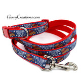 Dachshund through the Snow Collar & Leash