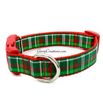 Christmas Plaid Collars & Leash