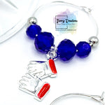 Christmas Wine Glass Charms set of 6