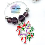 Christmas Wine Glass Charms set of 6