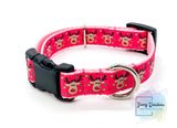 Glitter Reindeer Collar & 5ft slim Leash Set