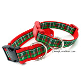 Christmas Plaid Collars & Leash