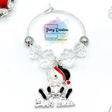 Christmas Wine Glass Charms set of 6