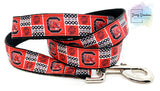 Football Collar & 4ft Leash Set