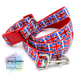 British Union Jack Flag Dog Collar