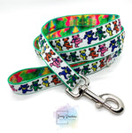 Dancing Bears - DOUBLE SIDED Dog Leashes *LIMITED*