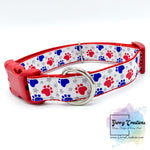 Patriotic All American Furball Dog collars & leashes