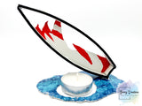 Surfboard Candle holder