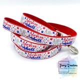 Patriotic All American Furball Dog collars & leashes