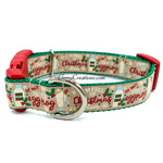 Christmas Eggnog Collars & Leash