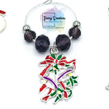 Christmas Wine Glass Charms set of 6