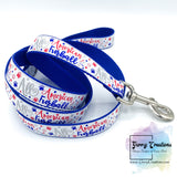 Patriotic All American Furball Dog collars & leashes