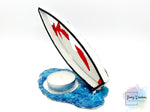 Surfboard Candle holder